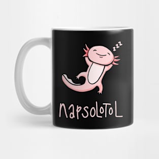 Funny Axolotl Pun Napsolotl Mug